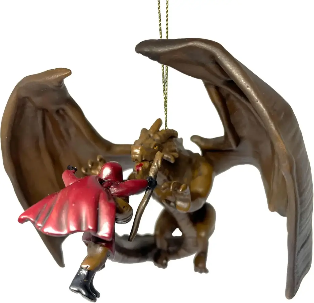 Roll for Initiative - Wizard & Dragon Ornament